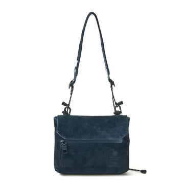 WATER PROOF SUEDE SACOCHE WALLET/NAVY