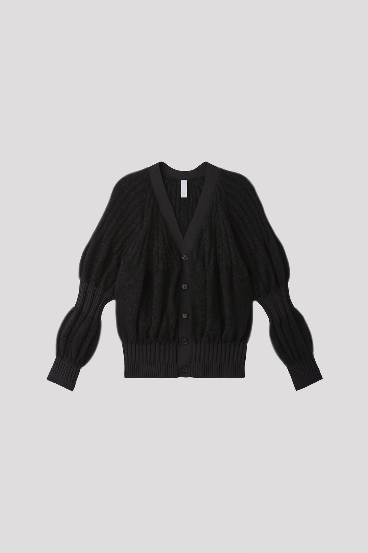 FLUTED MOHAIR CARDIGAN