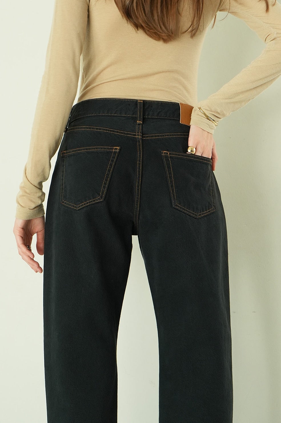 THUMB DENIM PANTS
