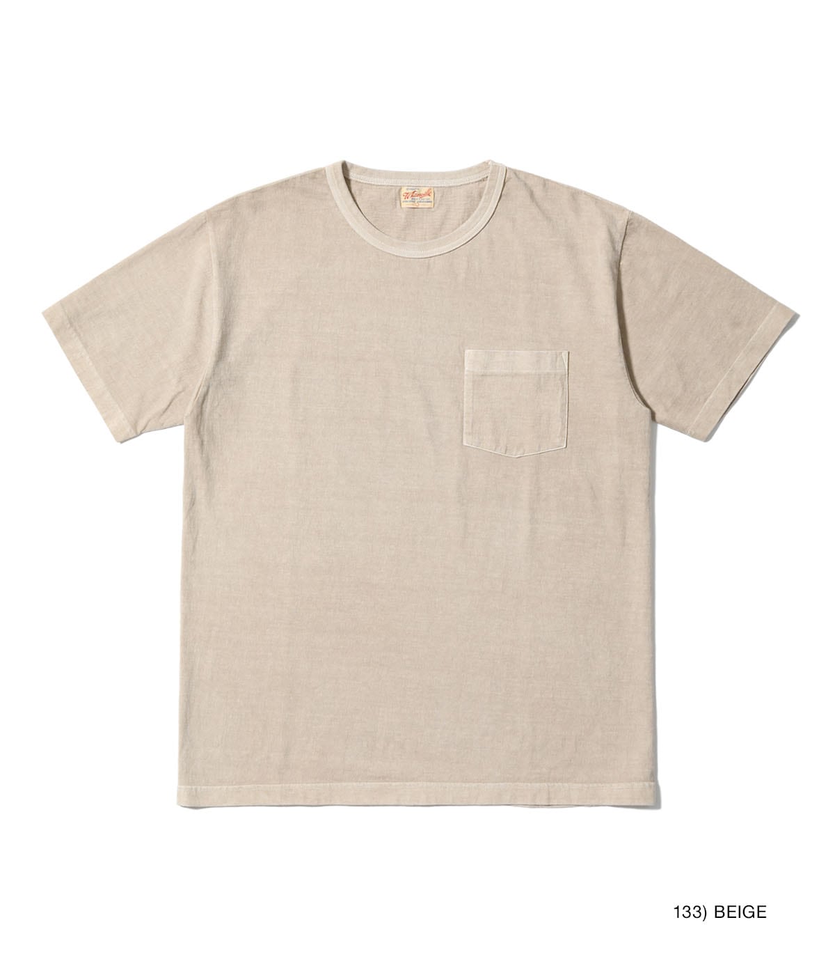 WHITESVILLE PIGMENT DYE POCKET T-SHIRT