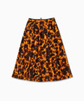 printed satin skirt (W)