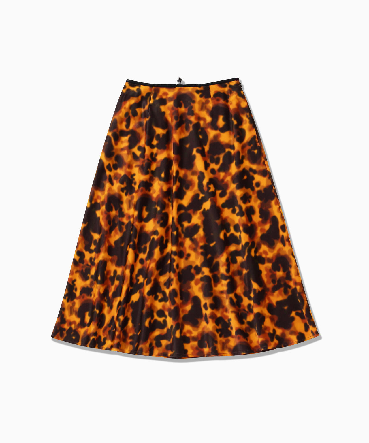 printed satin skirt (W)