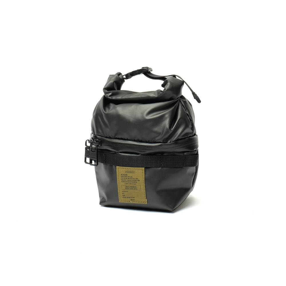 NYLON POLYCARBONATE 2ROOM POUCH sizeS/ BLACK