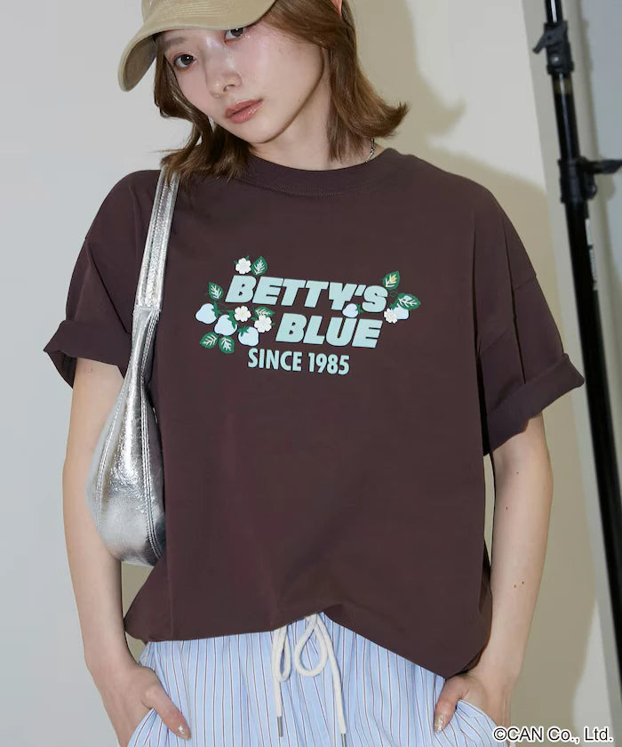 BETTY'S BLUE Flock Logo T-Shirt Limited Edition