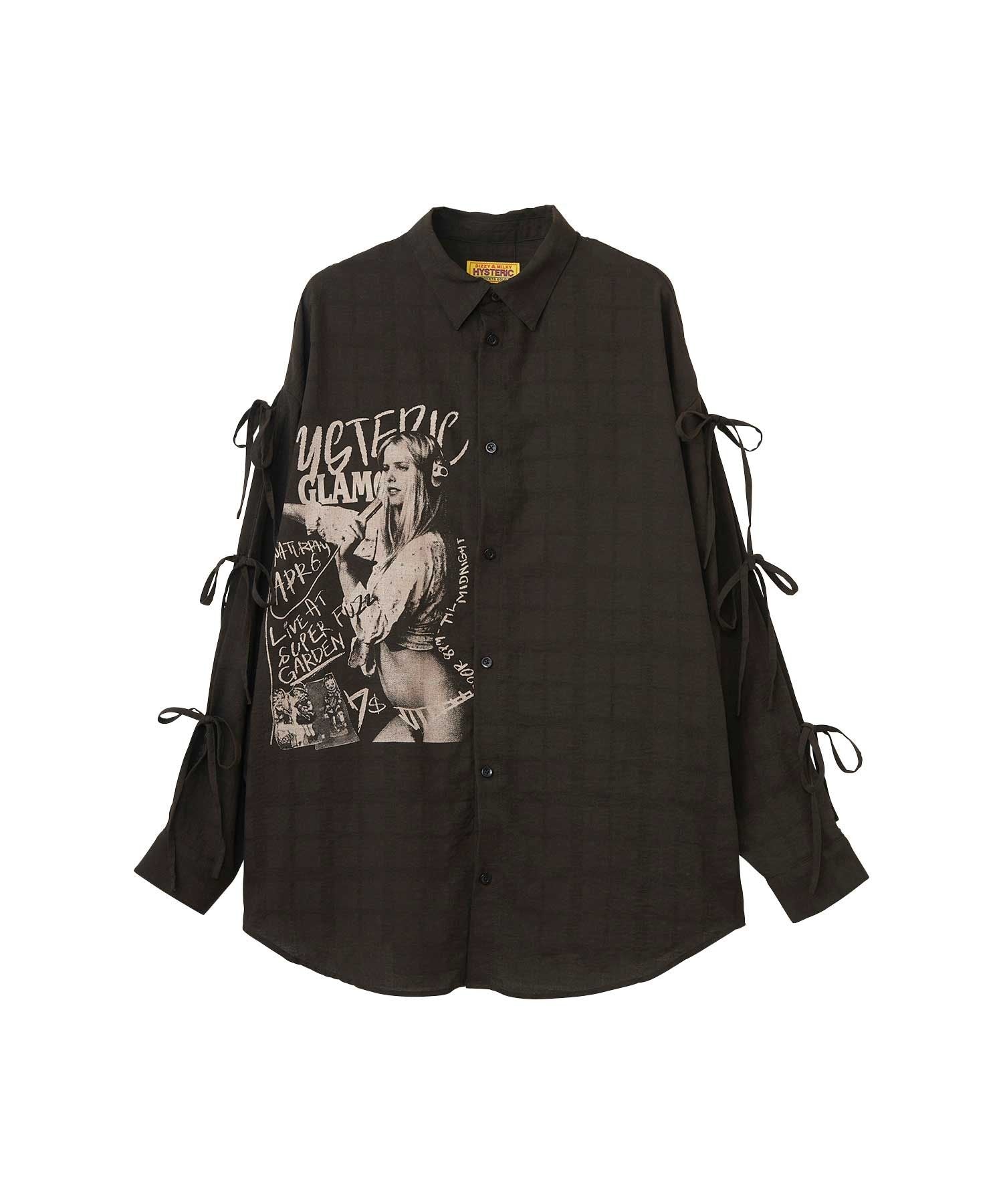 Hysteric Typical Girls Slit Ribbon Shirt