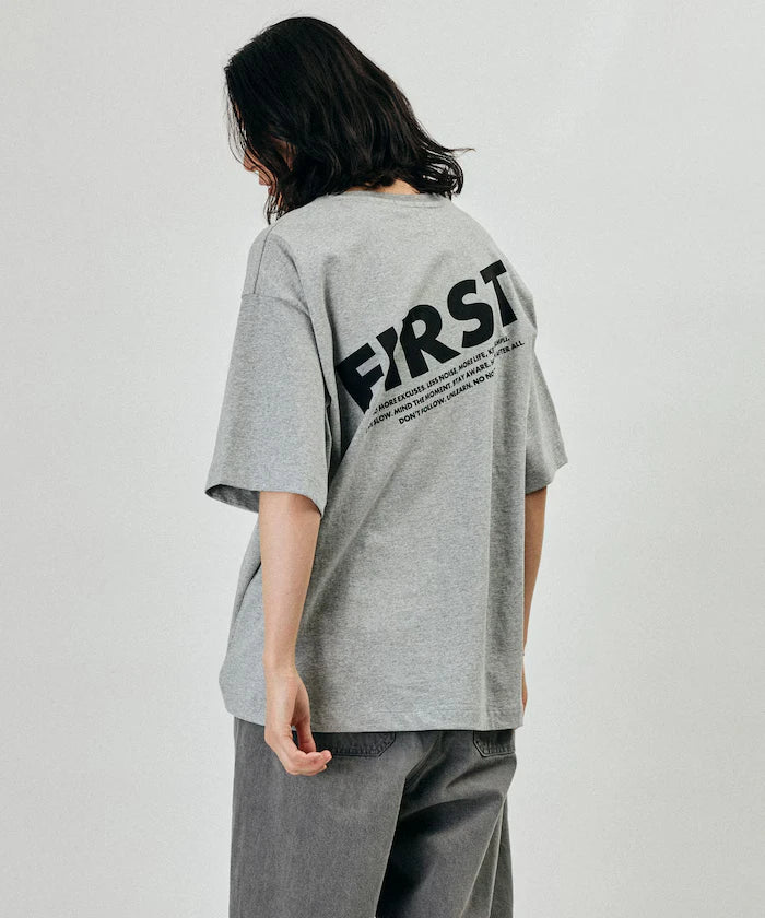 6 Ounce Front Logo Print Crew Neck T-Shirt / Back Print T-Shirt PRINT FRESH FIRST
