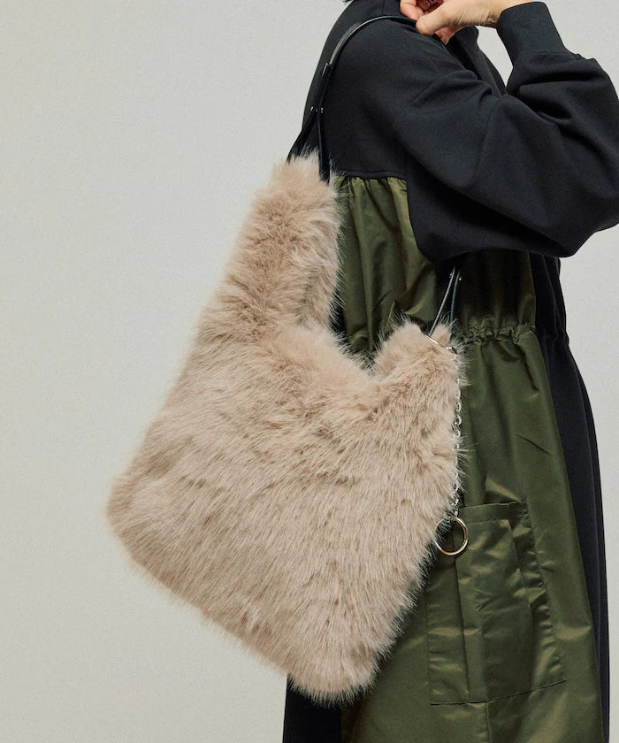 Multiway Fake Fur Tote