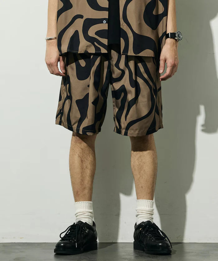 Pattern Easy Shorts / Allover Design Short Pants / Setup Compatible