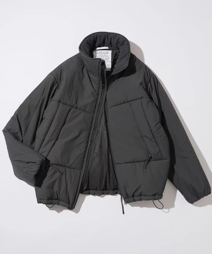 PRIMALOFT PUFF JACKET / Primaloft Stand Collar Puff Jacket / Insulated Blouson