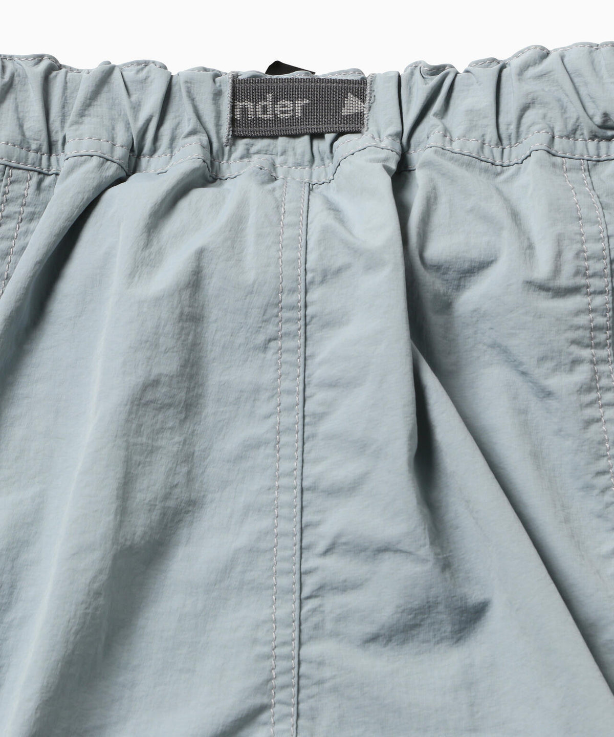 crinkled nylon pants