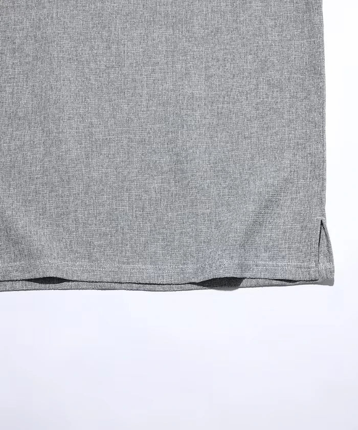 Dry Touch Summer Tweed Short Sleeve Crew Neck