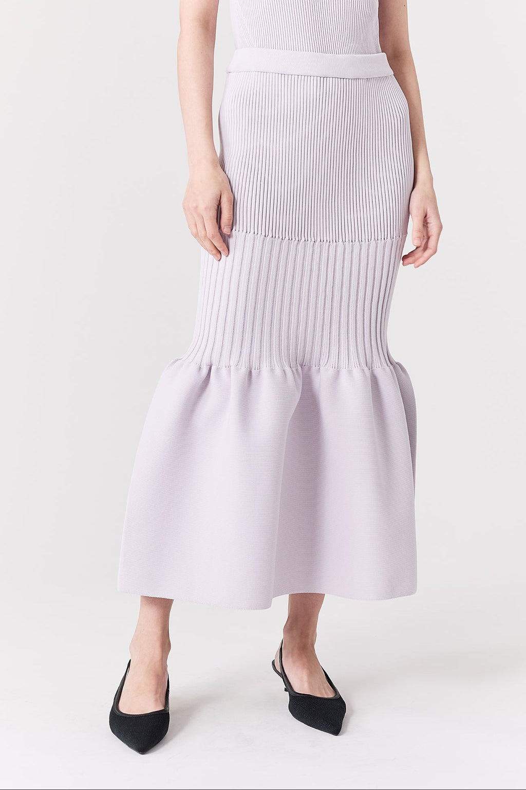 FLUTED MERMAID SKIRT