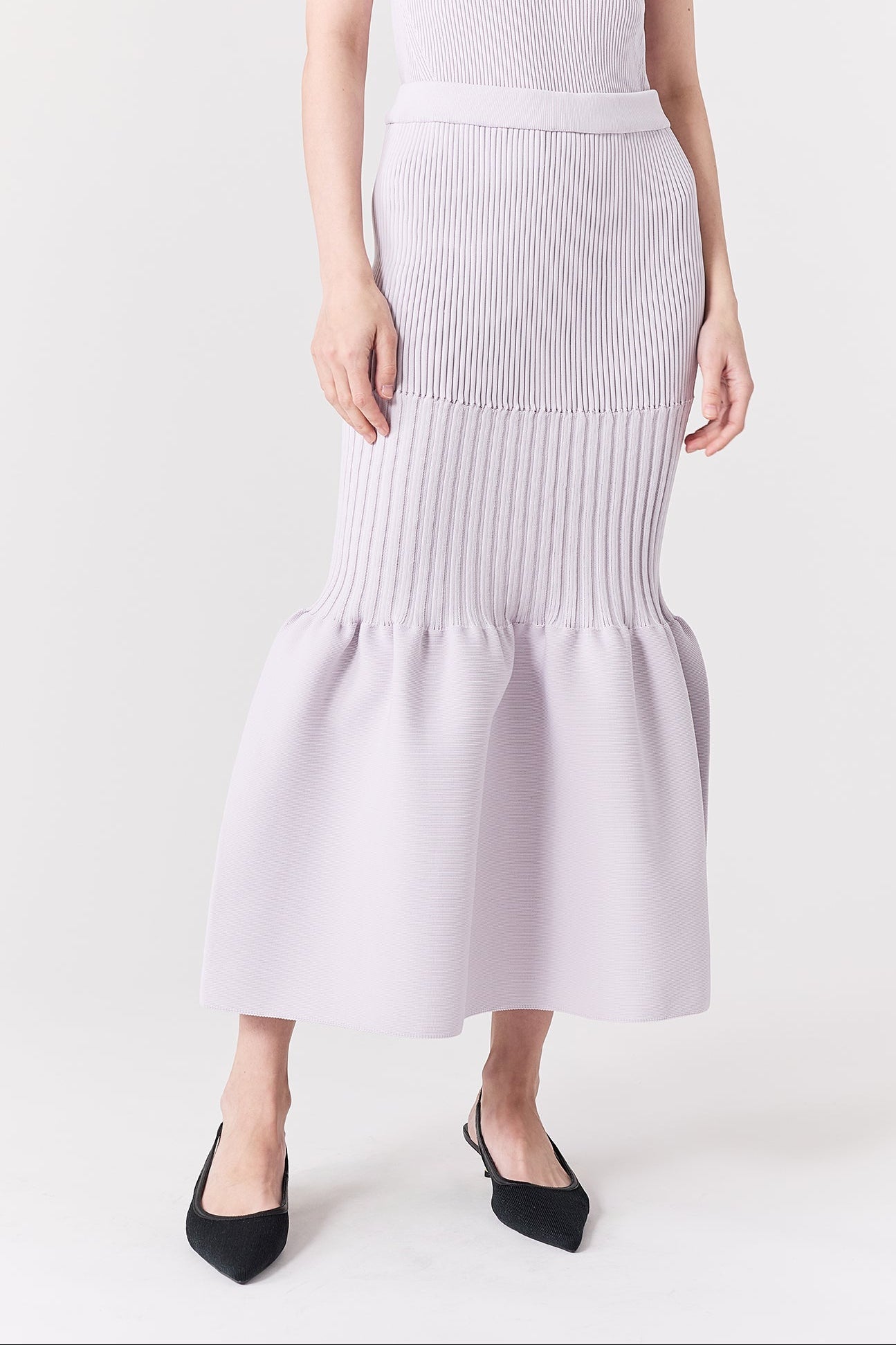 FLUTED MERMAID SKIRT