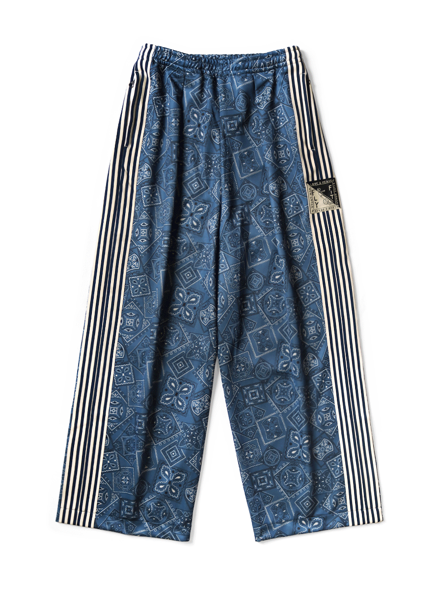 Smooth Jersey COOKIE Bandana Pattern Baggy Trouser...