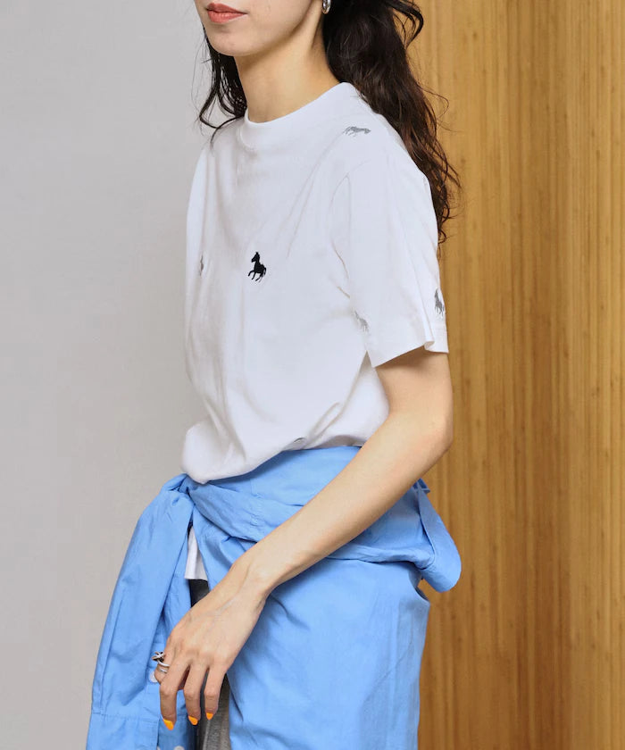 Organic Cotton Allover Embroidery T-Shirt