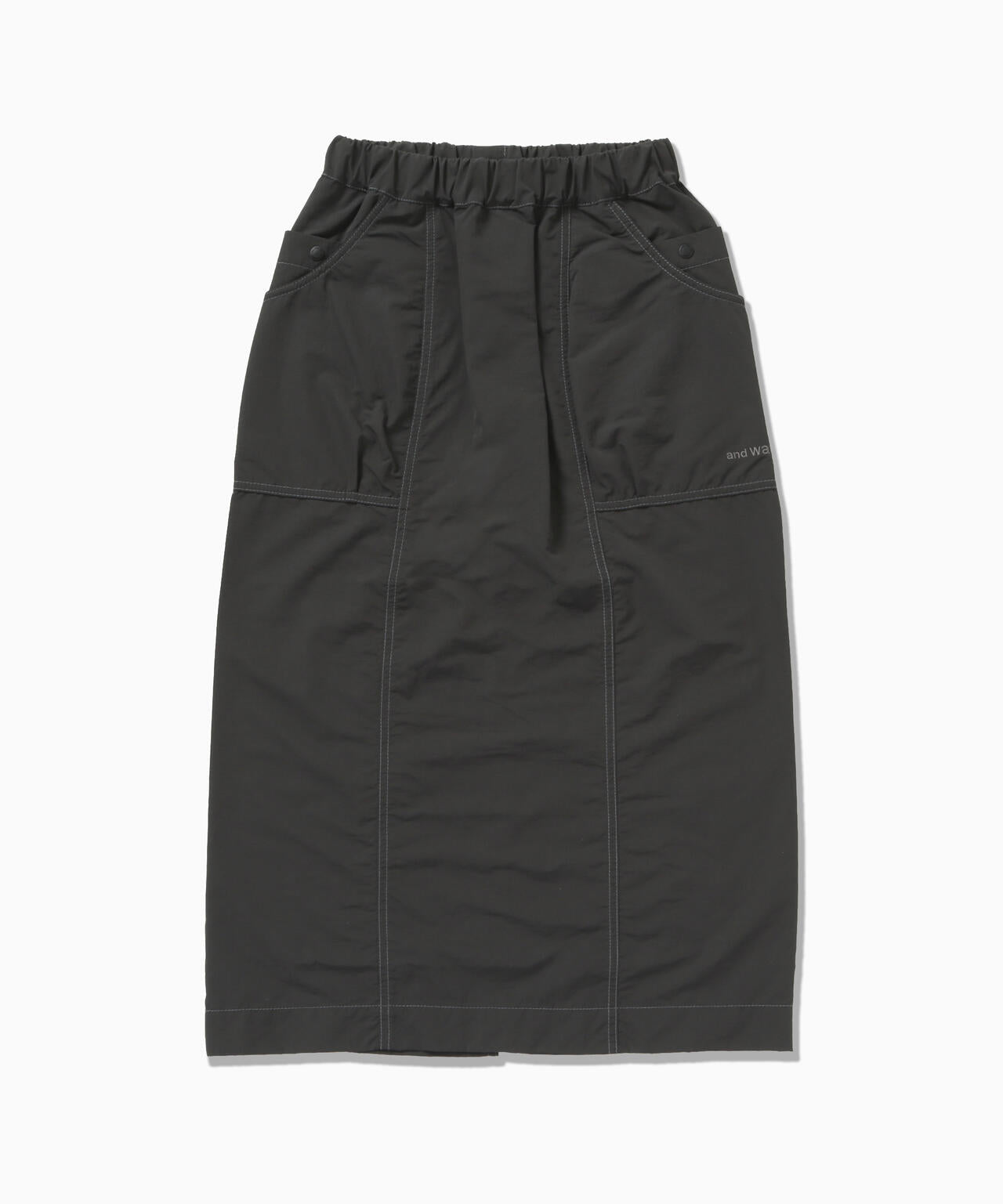 crinkled nylon skirt (W)