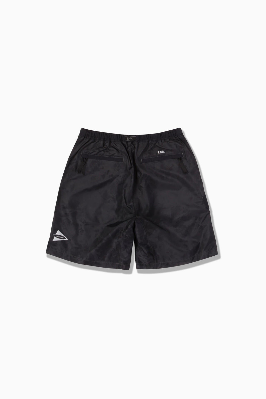 printed nylon short pants