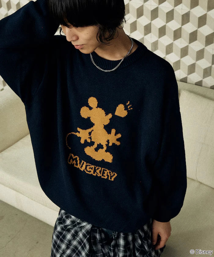 Limited Edition 'DISNEY MICKEY MOUSE' SHADOW KNIT
