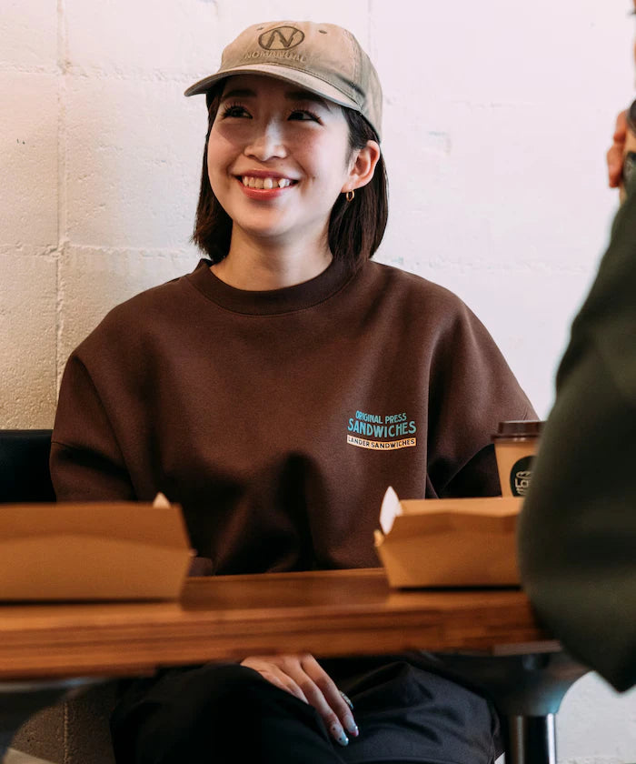 LANDER SANDWICHES×FREAK'S STORE/ Lander Limited Edition Big Silhouette Back Print Crewneck Sweat 【Limited Release】