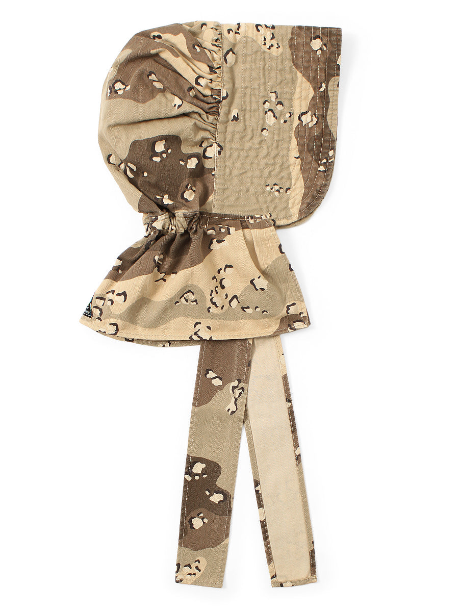 Cotton Herringbone Chocolate Chip Camouflage Pattern FARMY-HAT