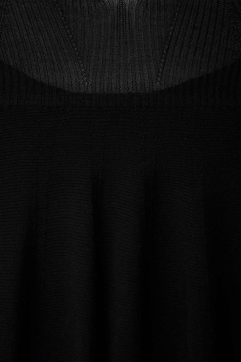 SILK RIVULET STRAP BUST FLARE DRESS