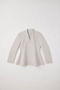 MILAN COLLARLESS FLARE JACKET