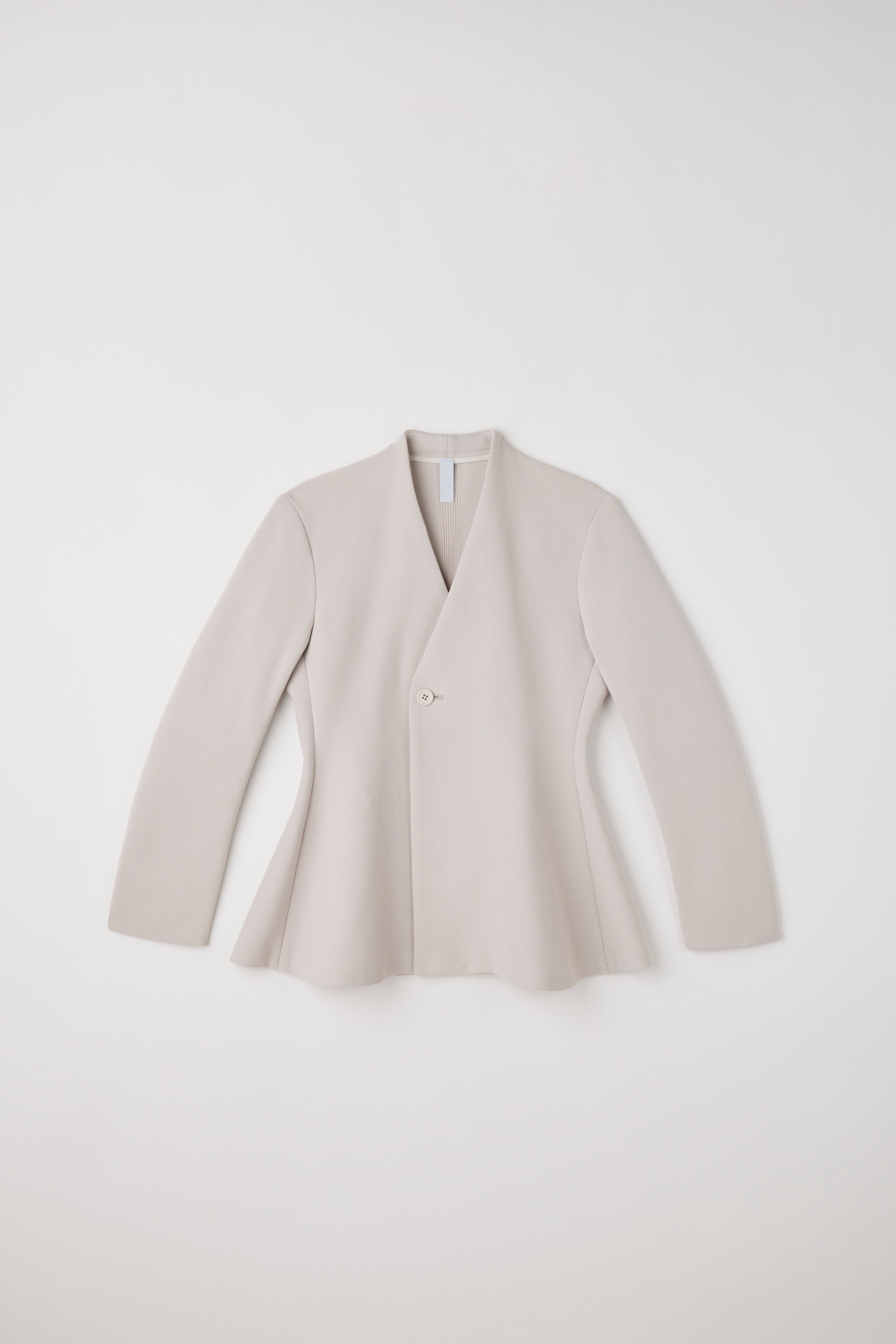 MILAN COLLARLESS FLARE JACKET