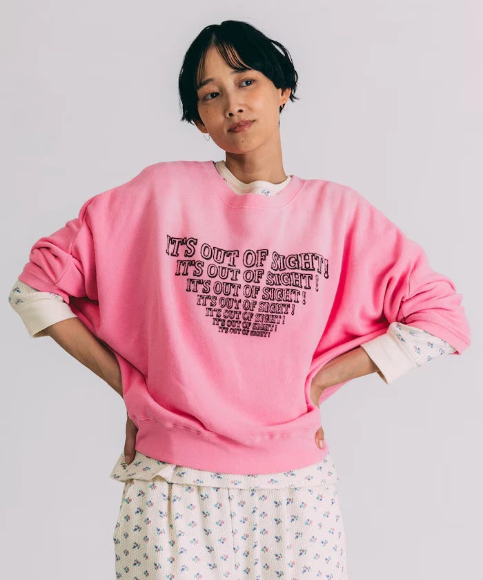 Fade Print Dolman Sweat