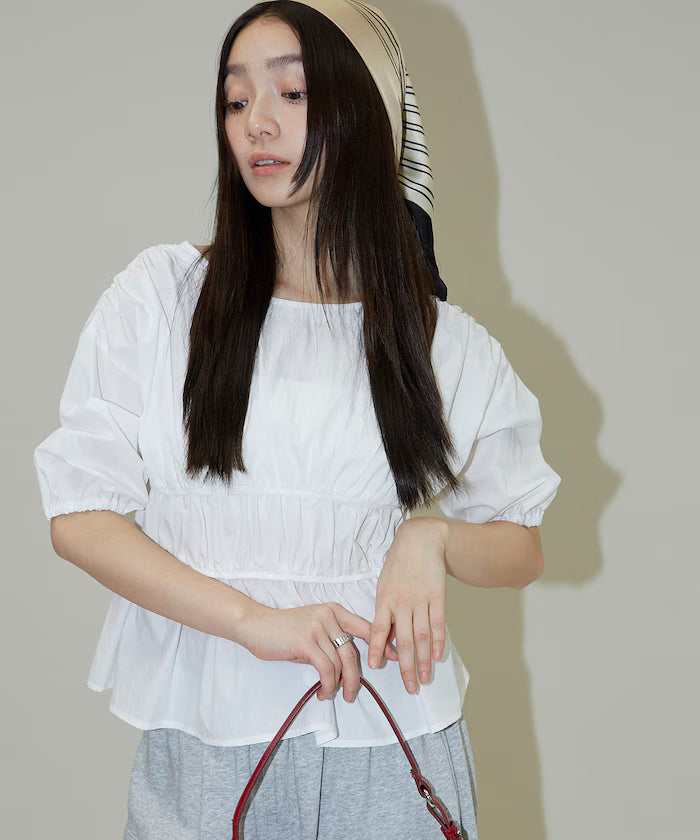 2WAY Shirring Blouse Limited Edition