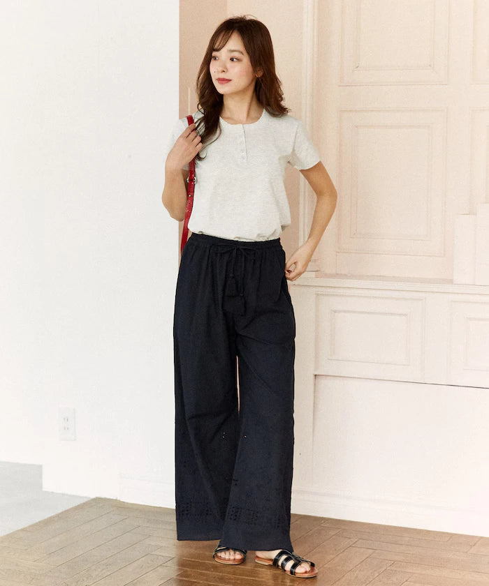 India Embroidered Easy Pants Limited Edition