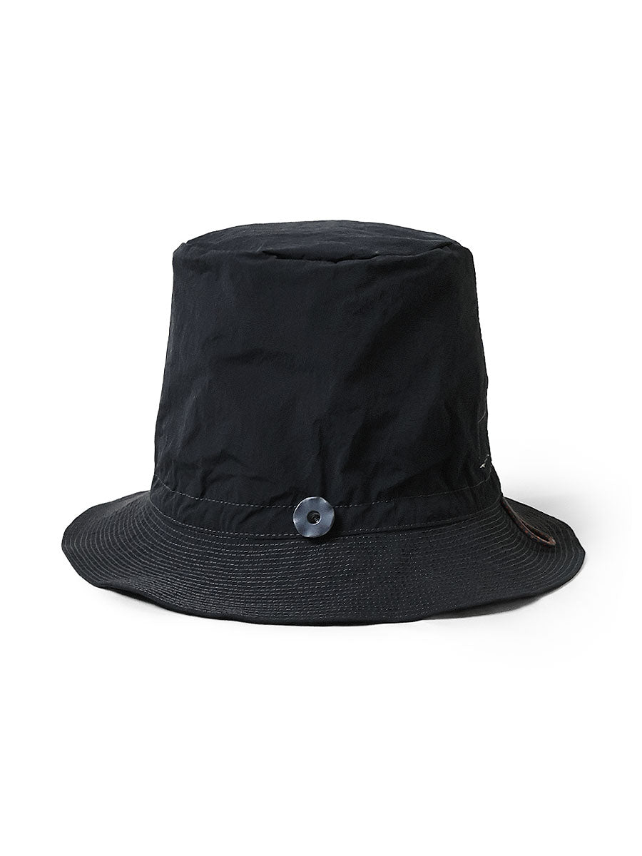 Nylon KONBU processing Pork Pie CAMP-HAT