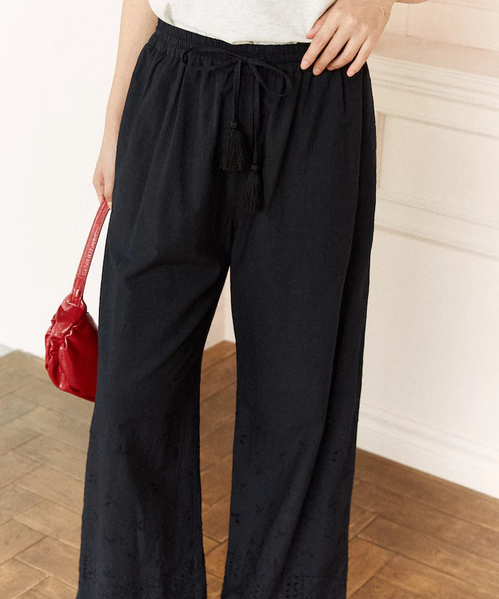 India Embroidered Easy Pants Limited Edition