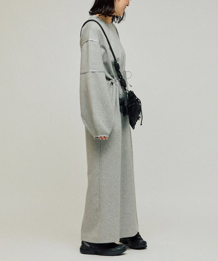 Cocoon Sleeve Damboru Sweat One-Piece / Spindle