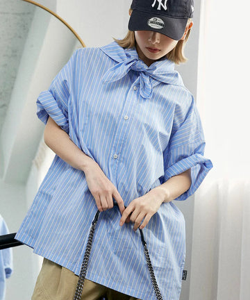 LOVE POP STUDIO Half Sleeve Shirt with Scarf Limited Edition