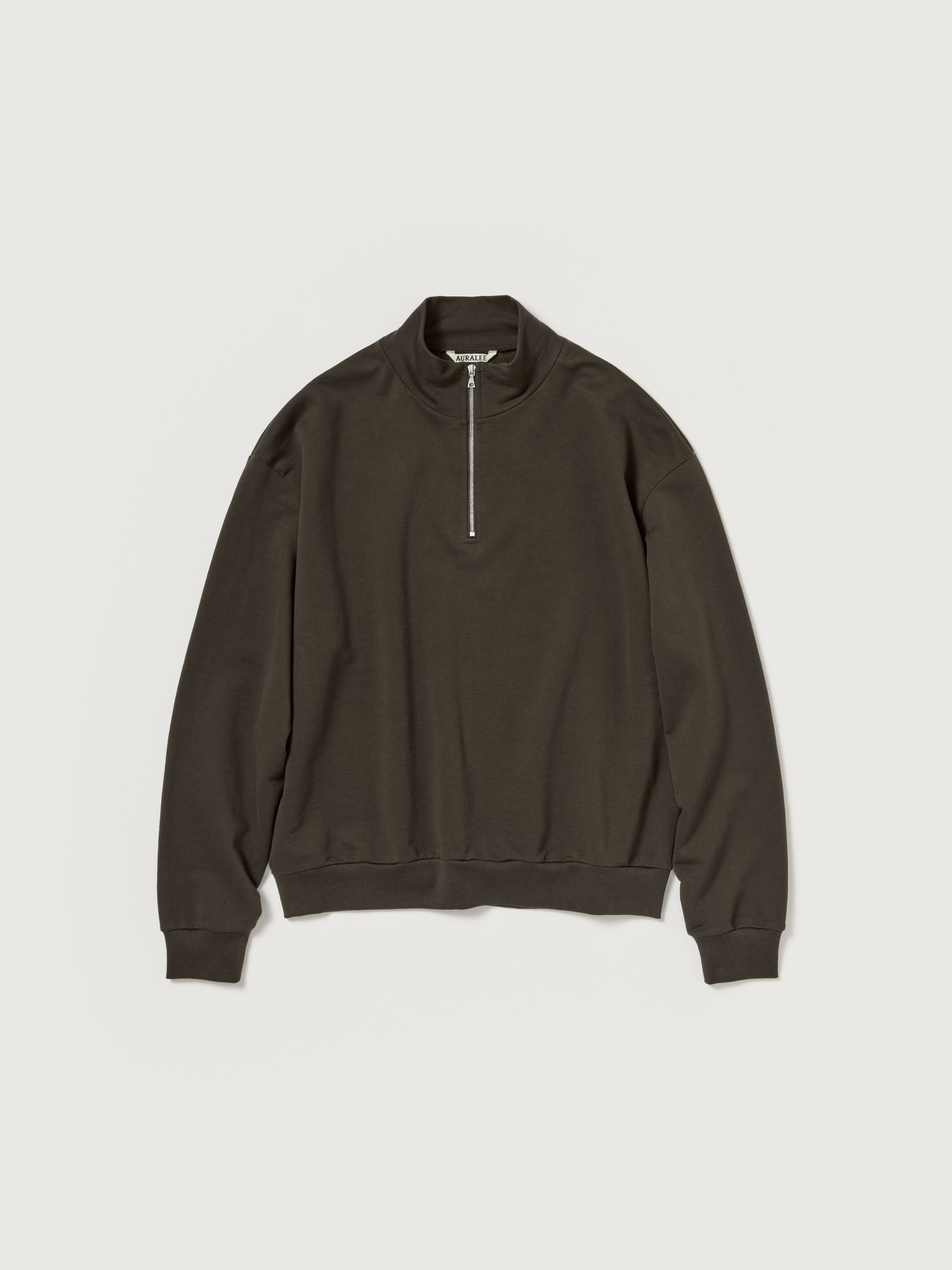 SUPER HIGH GAUGE SWEAT HALF ZIP P/O