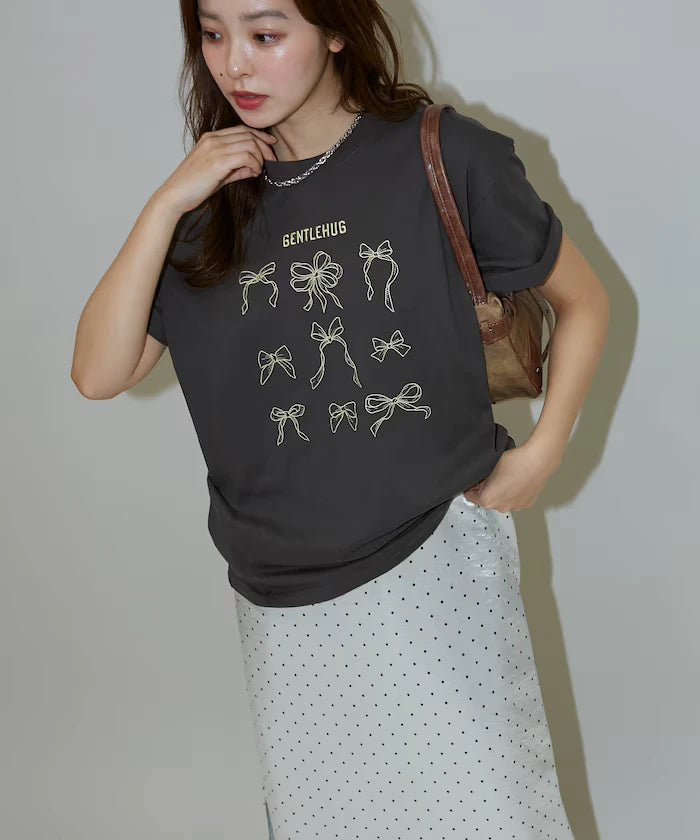 Ribbon Embroidery T-Shirt Limited Edition