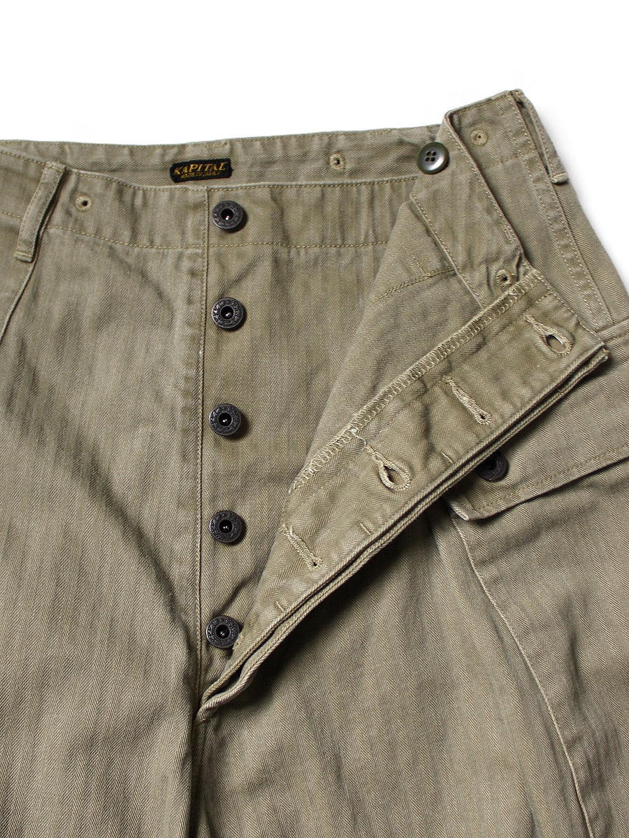 Herringbone Jumbo Monkey Pants