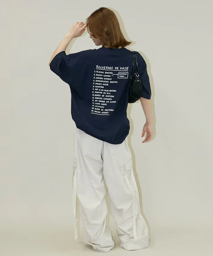 Love Pop Studio Travel Note Typography T-Shirt