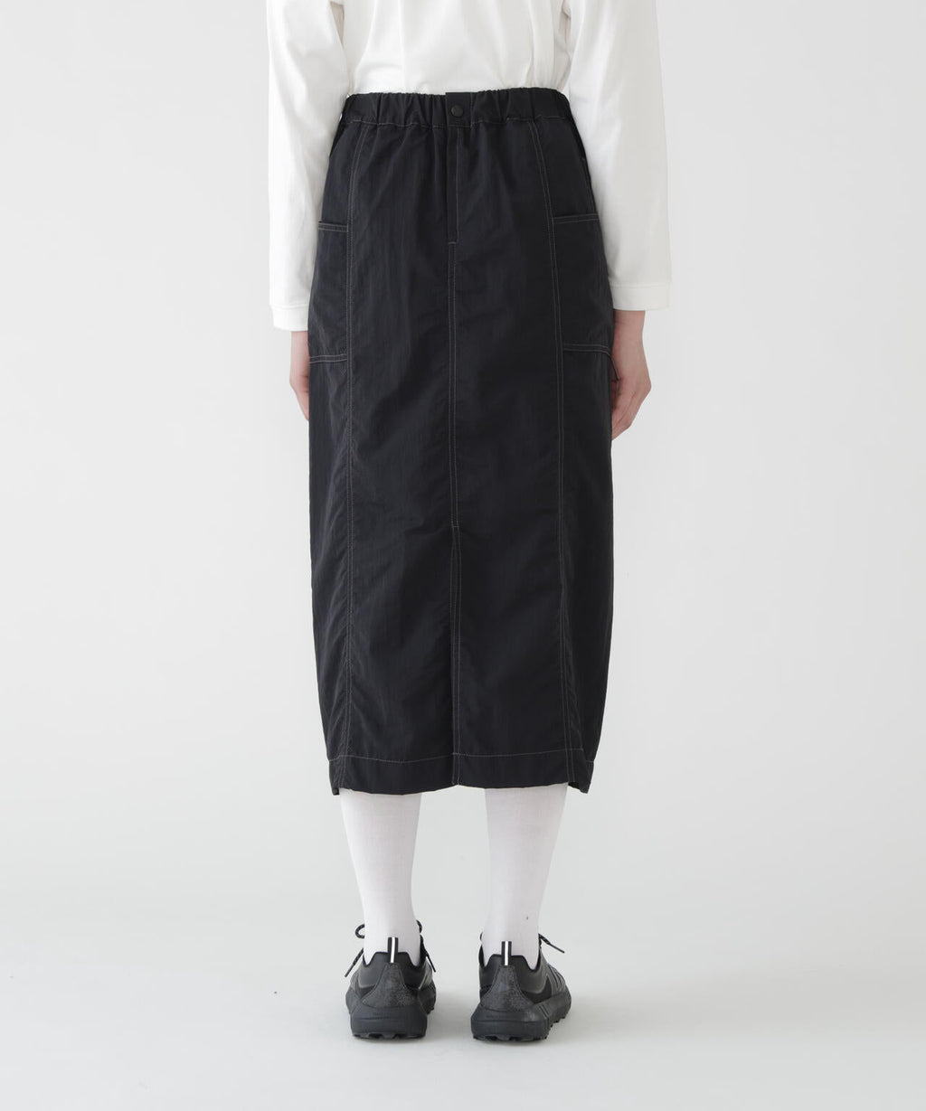 crinkled nylon skirt (W)