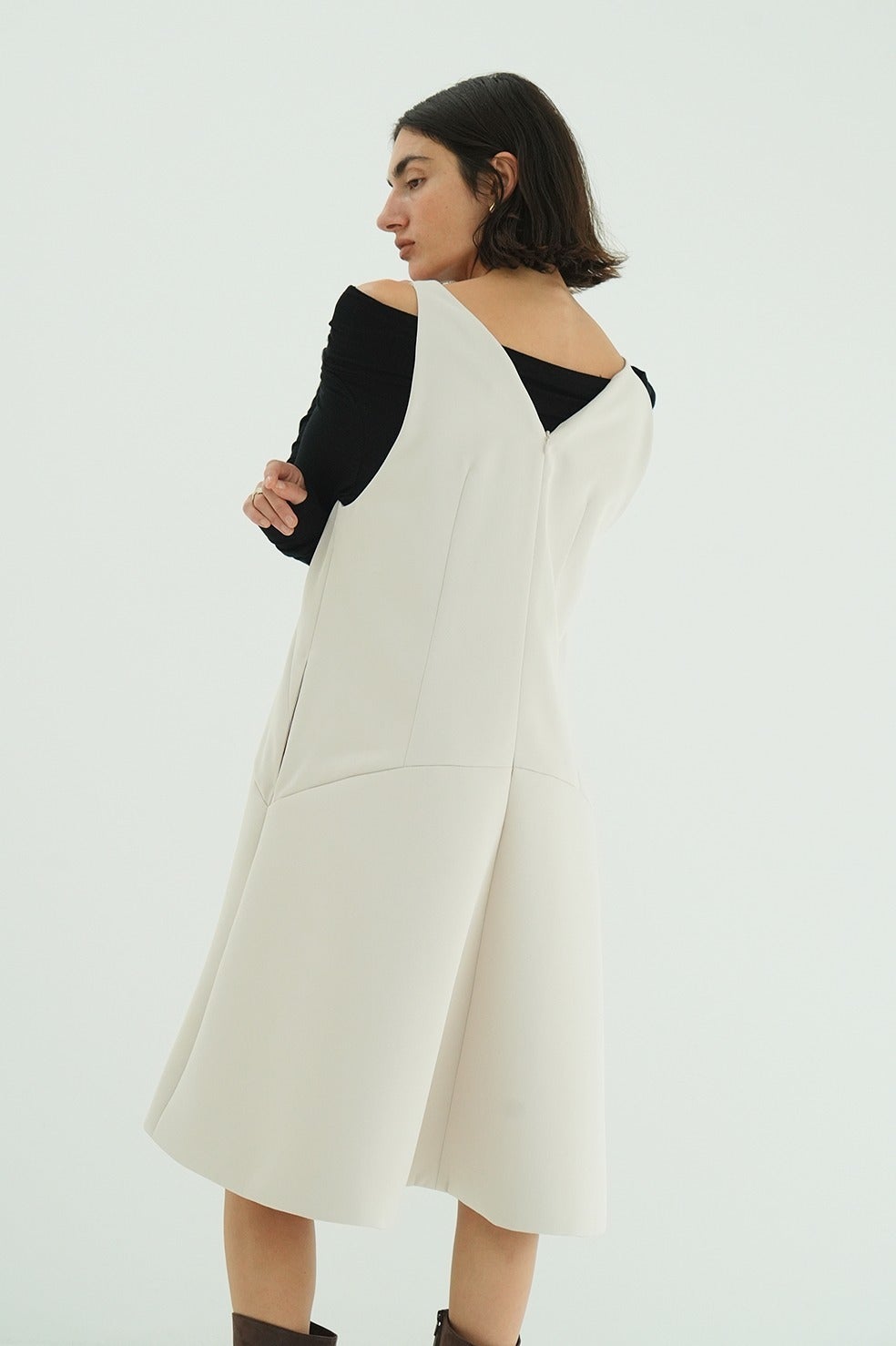BONDED JUMPER SKIRT
