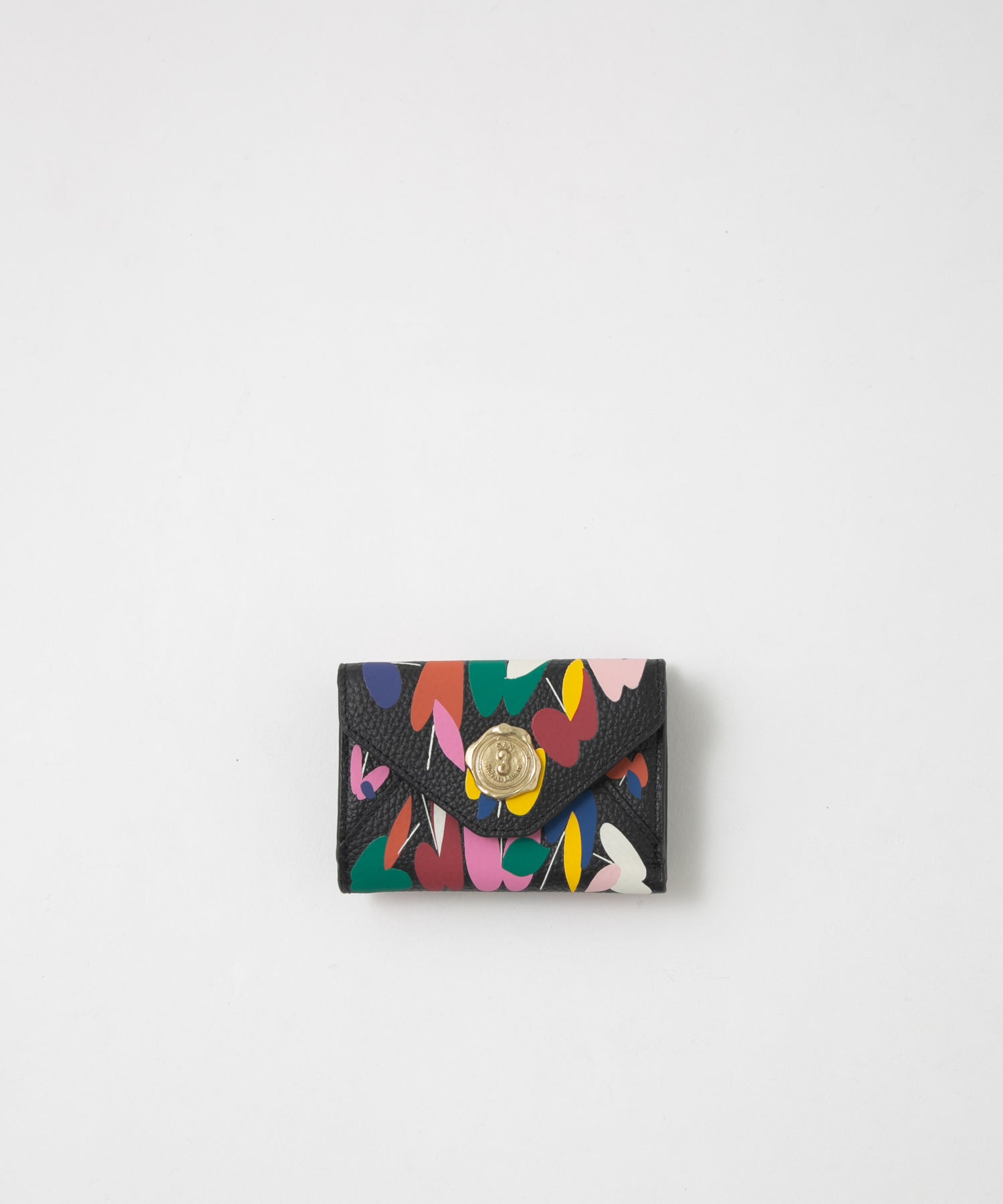SHOGO SEKINE Collaboration Tri-fold Wallet Black SMO-SKN#01