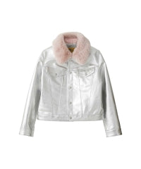 HYSTERIC ROLLERS Patch Short Leather Blouson