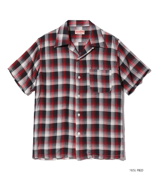 RAYON CHECK OPEN SHIRT