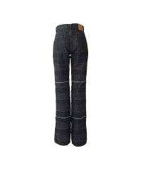 Scratch Flare Denim Pants