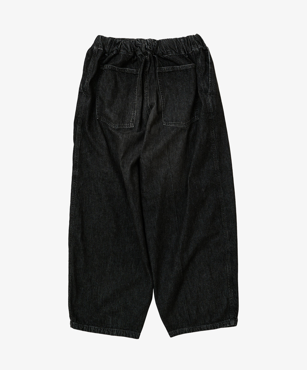 circular pants black denim damaged