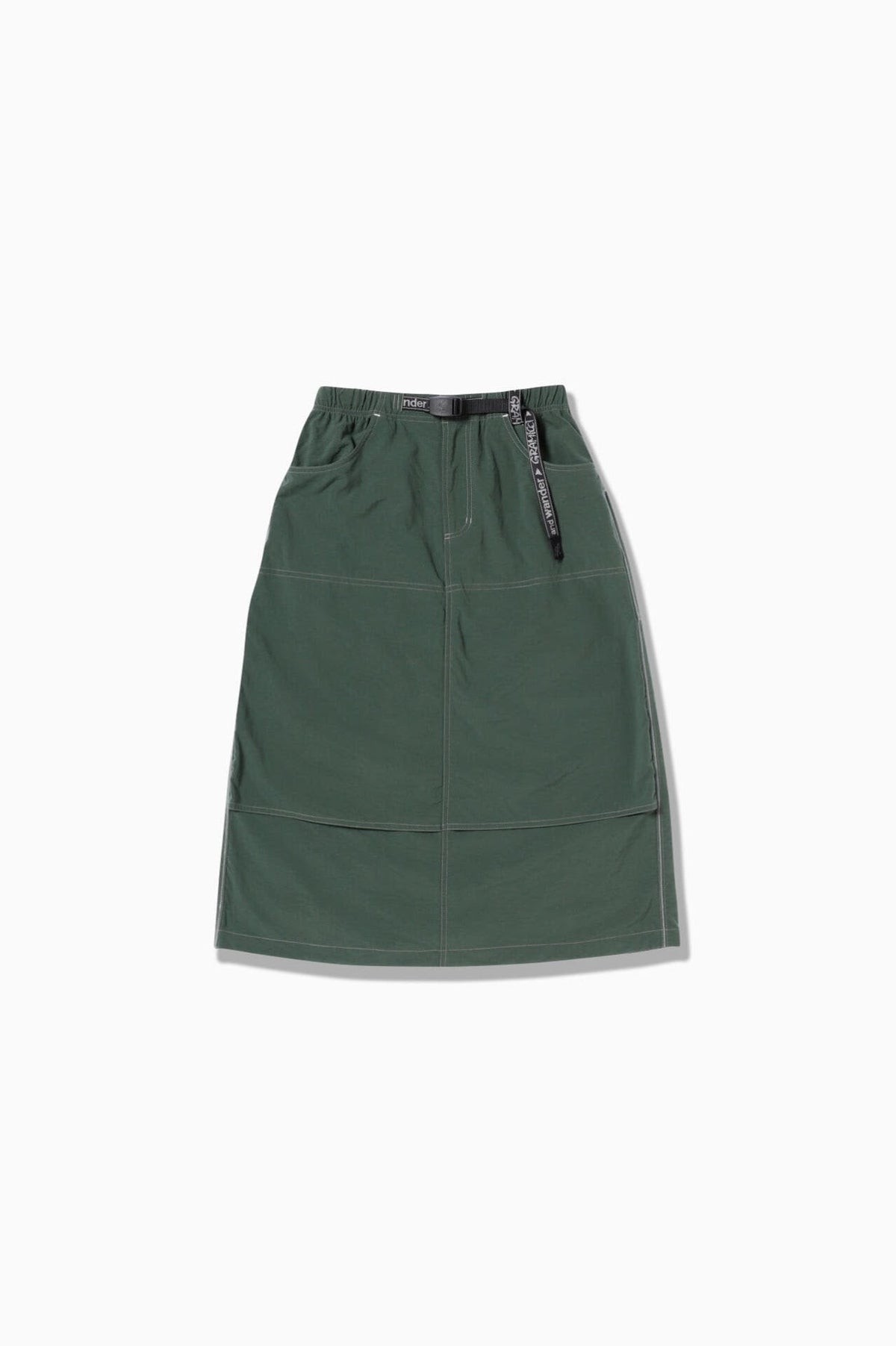 GRAMICCI × and wander nylon double knee skirt