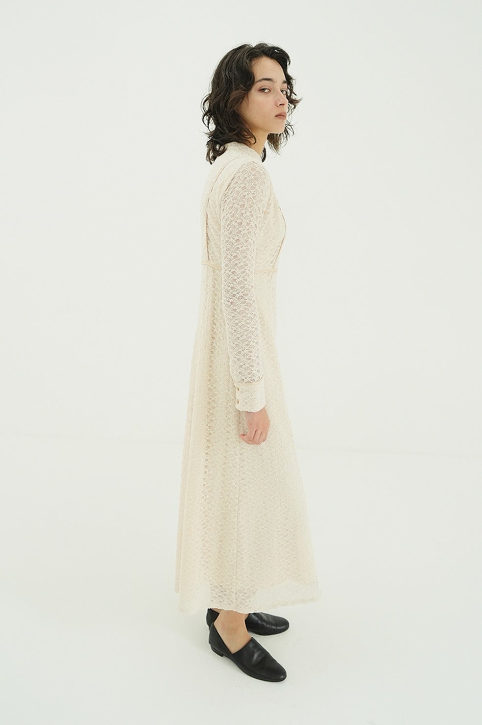 PIPING LINE LACE ONE PIECE