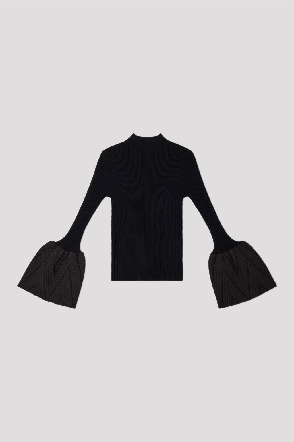 POTTERY HERRINGBONE LONG BELL SLEEVE TOP