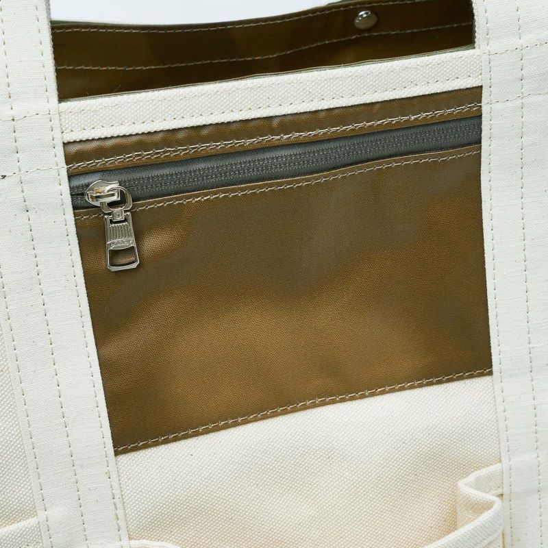 ALBERTON CANVAS TOTE sizeM/BEIGE