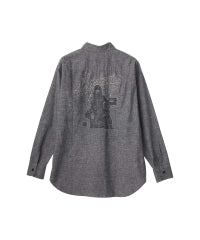 LET’S GO CRAZY Embroidered Western Shirt